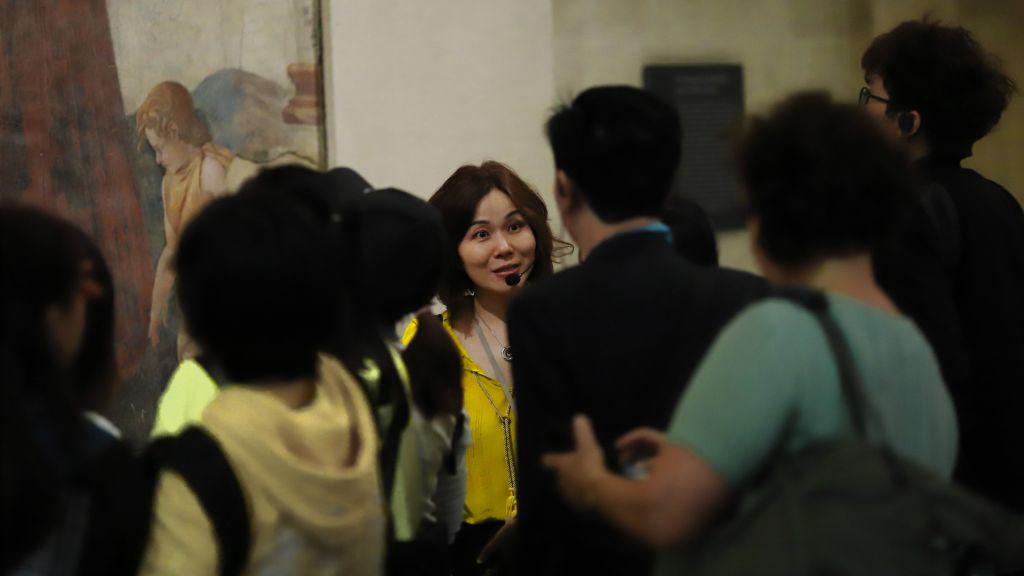 Alexia 豆豆讲解波提切利湿壁画