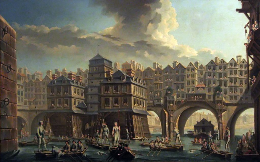 N. Raguenet (1756) : 巴黎圣母桥