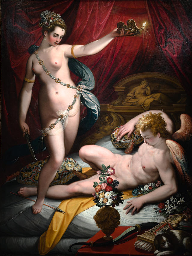 Jacopo Zucchi (1589) : 普赛克和丘比特