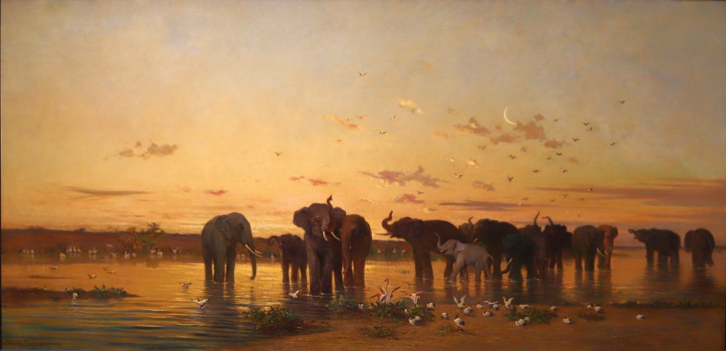 C. de Tournemine (1867) : 非洲大象