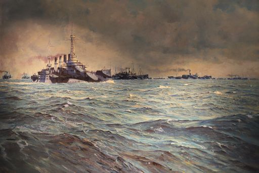 Waugh (1918) : 美国舰队开往法国参加一战