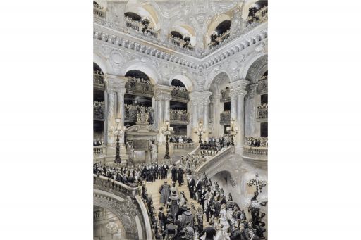 E. Detaille (1878) : 巴黎歌剧院开幕入场仪式