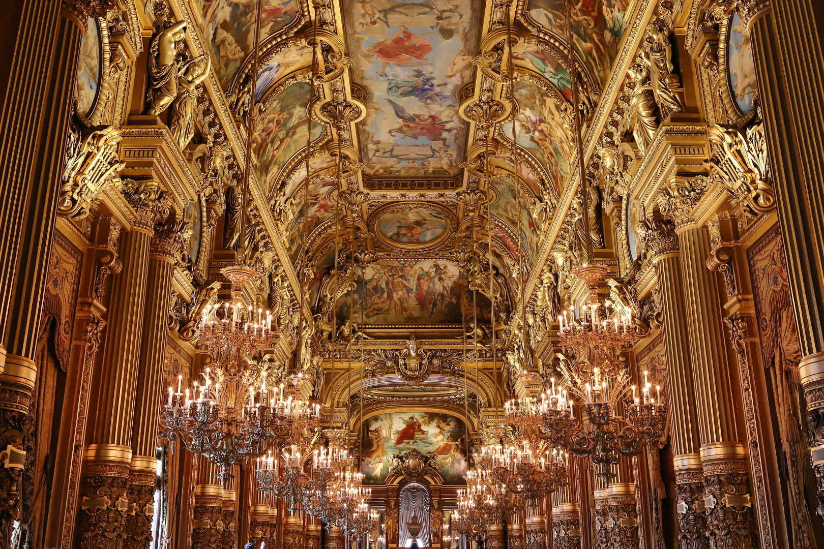 巴黎歌剧院 : 大厅走廊
