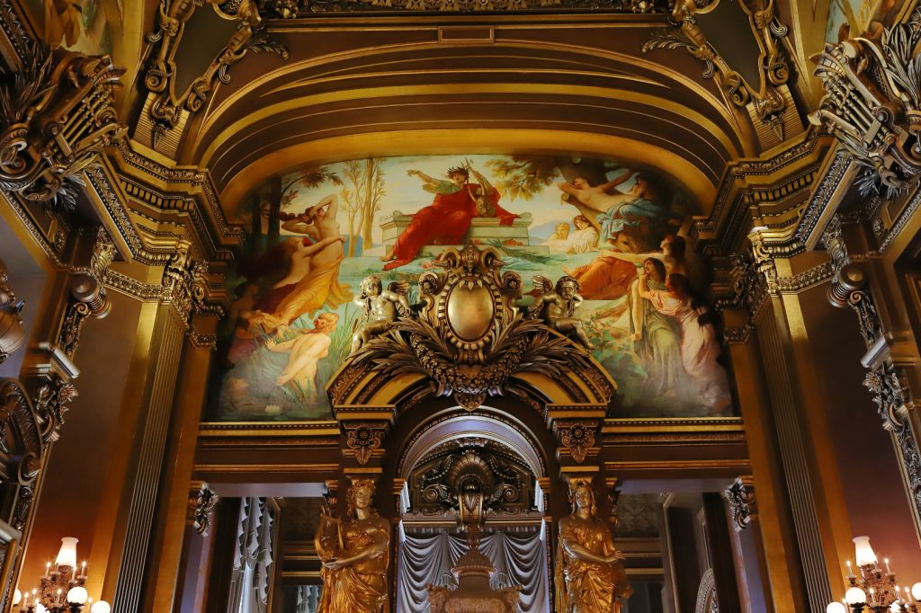 巴黎歌剧院 : 大厅走廊绘画