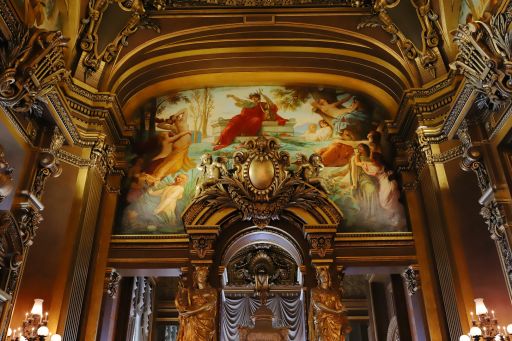 巴黎歌剧院 : 大厅走廊绘画