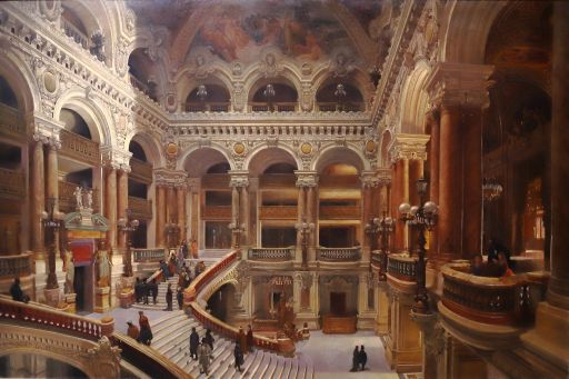 V. Navlet (1880) : 巴黎歌剧院中央大楼梯