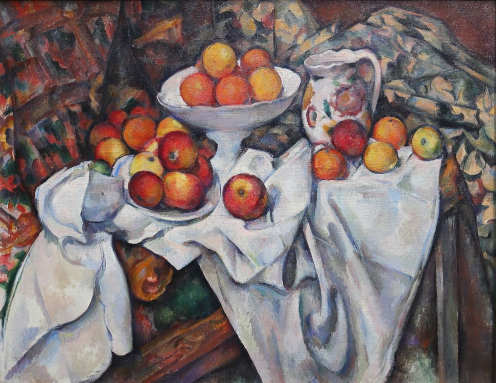 塞尚（1899）：苹果和橘子