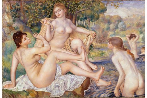 雷诺瓦 (1887) : 沐浴的女人