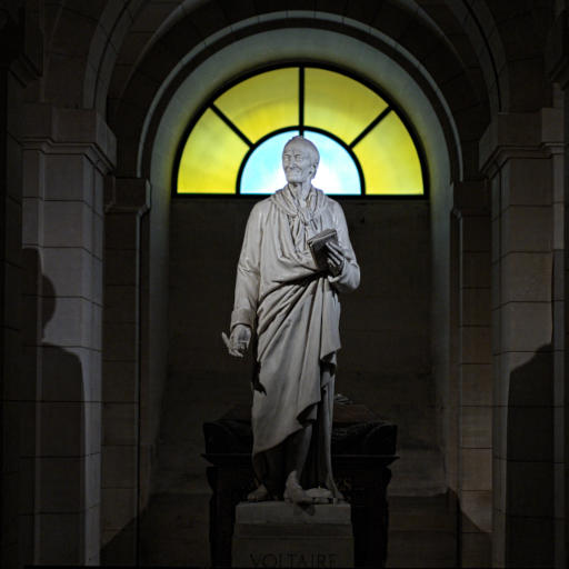 Jean-Antoine Houdon (1812) : Statue de Voltaire