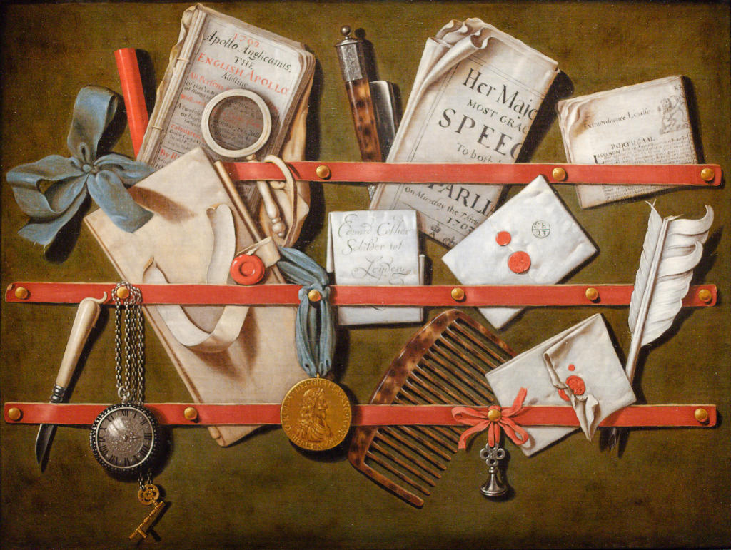 Edwaert Collier (1703) : Trompe-l'oeil